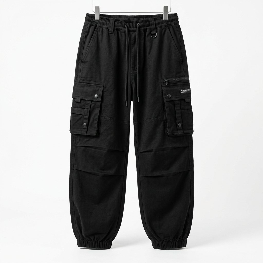 BLACK UNREAL PANTS