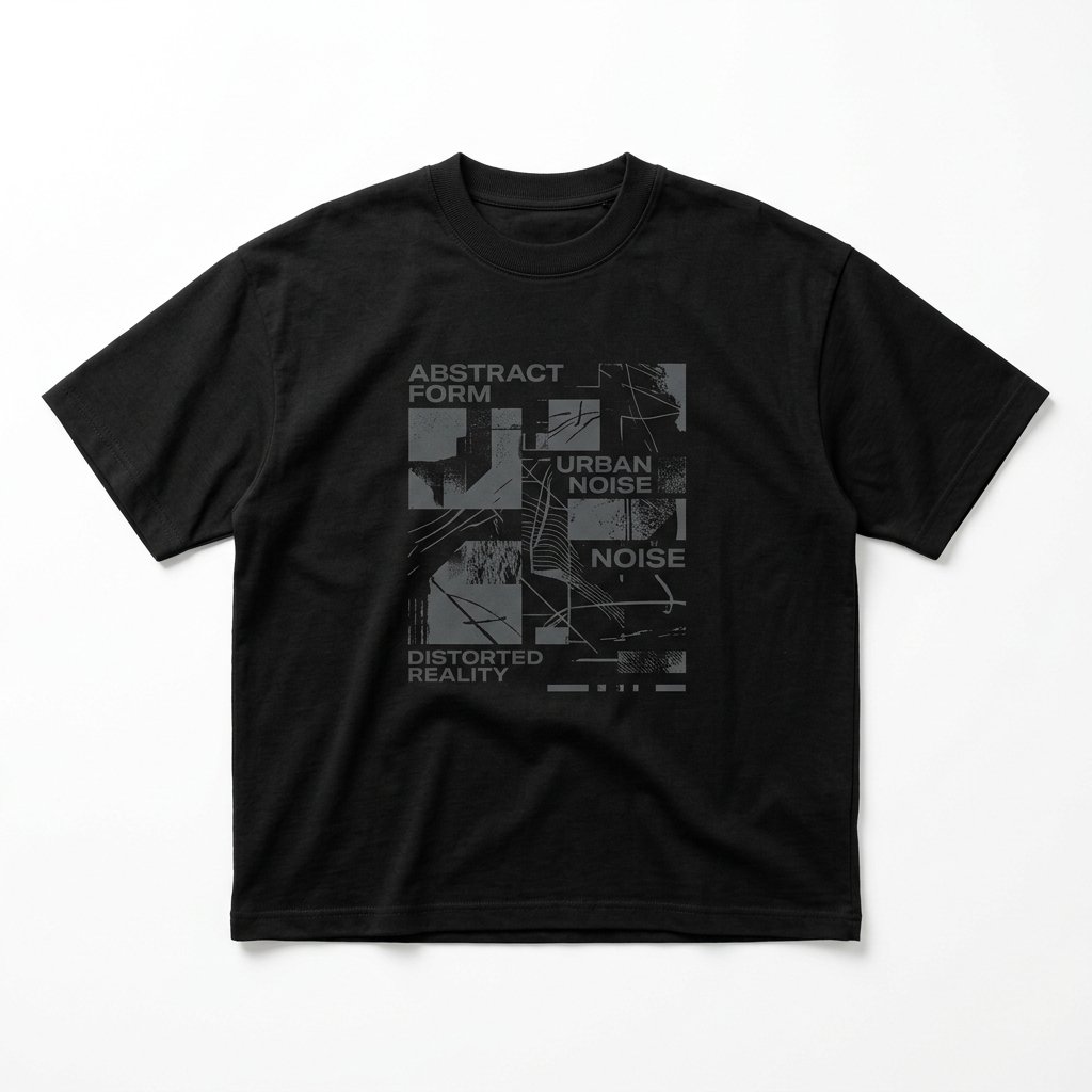 BLACK UNREAL T-SHIRT