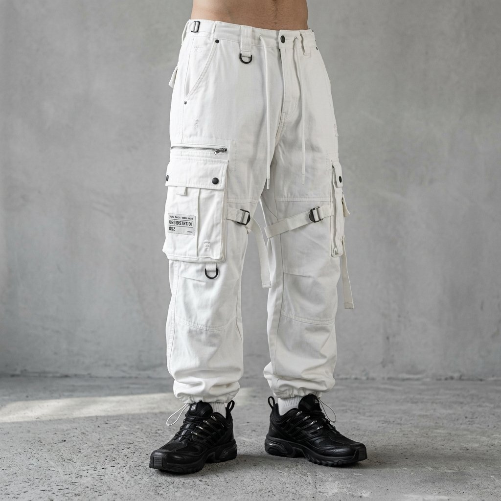 WHITE UNREAL PANTS